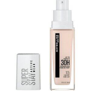 Maybelline Super Stay Active Wear Foundation 105 Fair Ivory 30H NEW